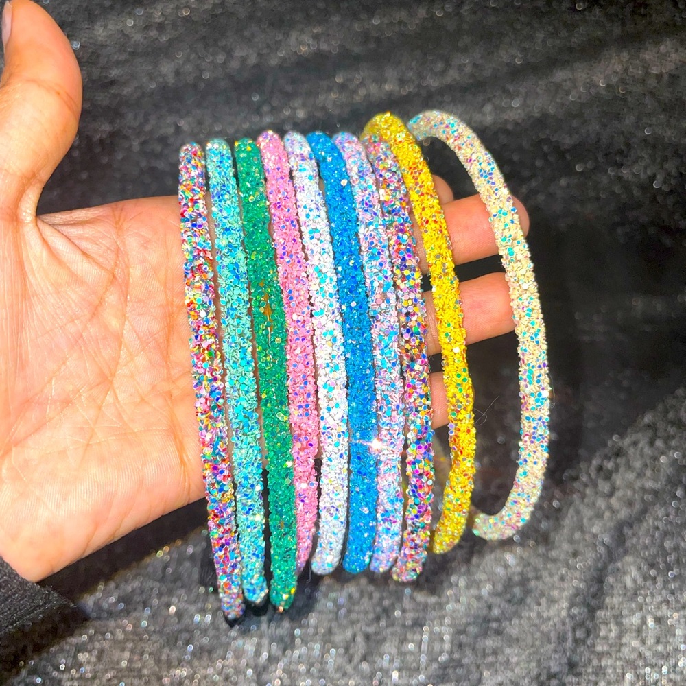 Glitter headbands